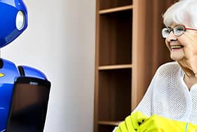 AI technology to predict how lifestyles for the retired will look 50 years from now - robot assistant. Photo: Retirement Villages