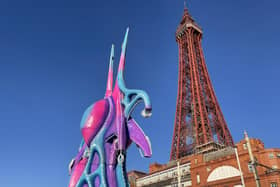 Blackpool is preparing to give visitors a special preview of the largest light installation ever created for the famous Illuminations