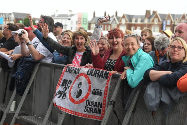 Photo Neil Cross; Lytham Festival - Duran Duran fans