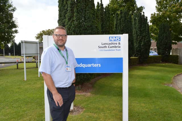 Paul Jebb, Associate Chief Nurse, at Lancashire and South Cumbria NHS Foundation Trust