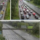 The M62 is closed in both directions between J11 (Birchwood) and J12 (M60) due to a serious collision at around 00.15am this morning (Tueday, September 19)