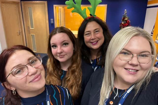 Hays Travel in Cleveleys has relocated to a new premises. Pictured are (from left): Jade Burke, Katie Rawcliffe, Louise Shepherd (branch manager) and Rhiann Jones