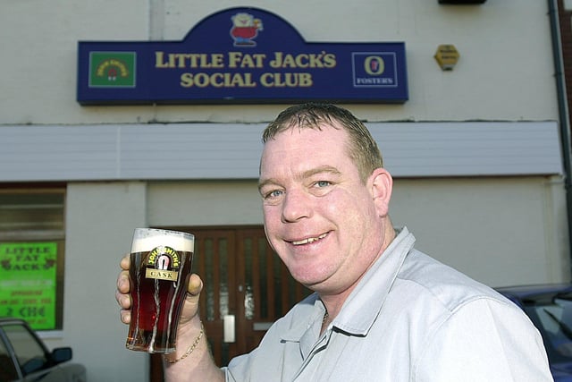 Little Fat Jack's licensee David Cartmell at his Club on George Street, 2001