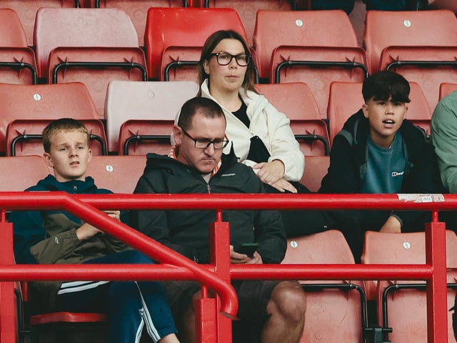 Seasiders supporters made the midweek trip to Oakwell.