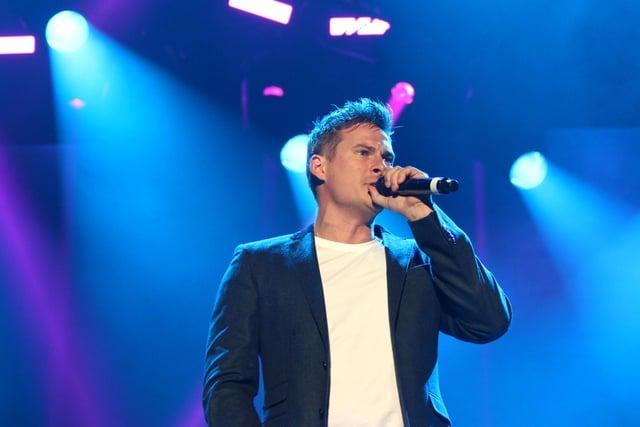Lee Ryan from Blue in 2014
