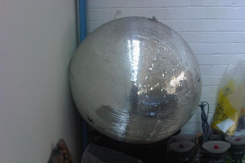 The glitterball from the world famous Northern Soul ballroom - the Highland Room - at Blackpool's Mecca was sold on E-Bay