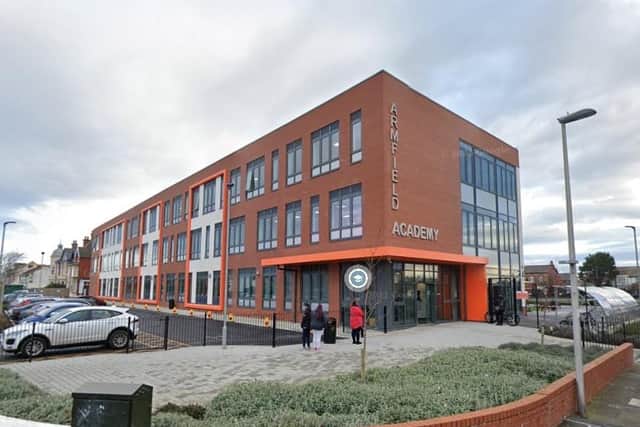 Armfield Academy's enforcement of its uniform rules has been criticised by parents.