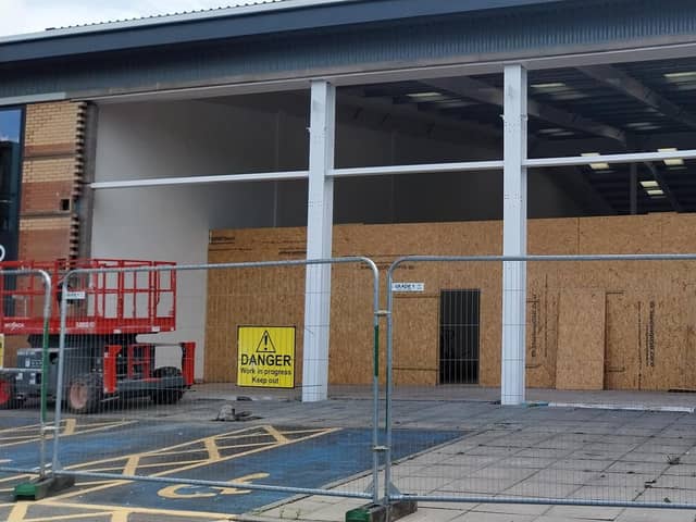 Work underway for a new JD Sports store