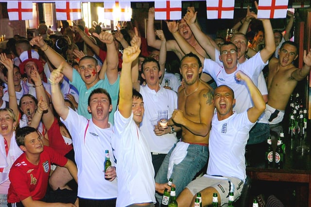 A full house at Cahoots Bar during England's campaign in 2002