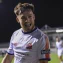 Owen Evans scored AFC Fylde's late equaliser against Boreham Wood Picture: Steve McLellan