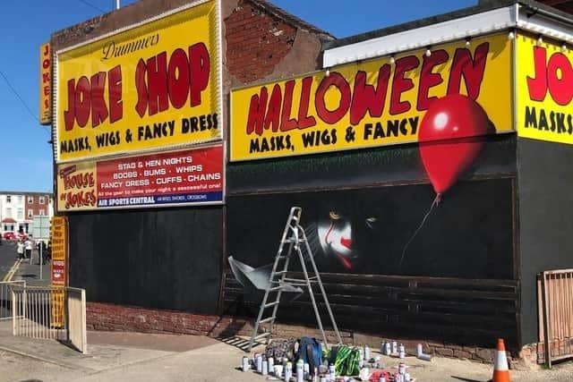The joke shop on Central Drive