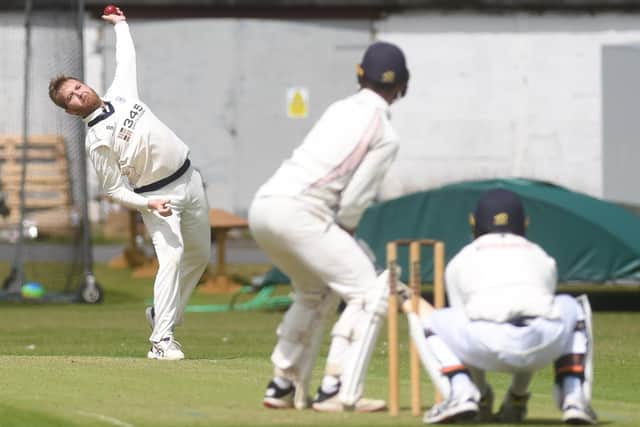 Tom Higson took five wickets in St Annes' loss against Kendal on Saturday Picture: Daniel Martino