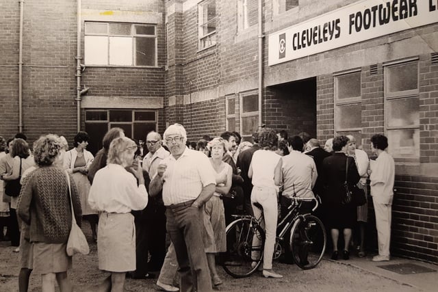 The workers at Cleveleys Footwear had turned up at work in June 1985 to find they were without jobs