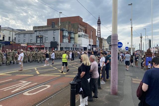 Armed Forces service and parade at Blackpool War Memorial and Cenotaph on Sunday, June 25.