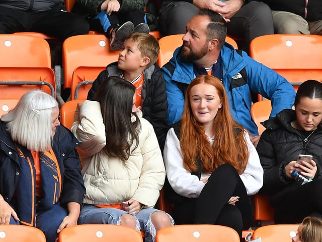 Blackpool fans were at Bloomfield Road for the Seasiders' opening game of the season.