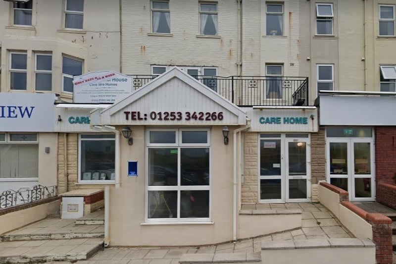 Alternative House Care Home on New South Promenade, Blackpool, was rated as 'requires improvement' by the CQC in March 2022