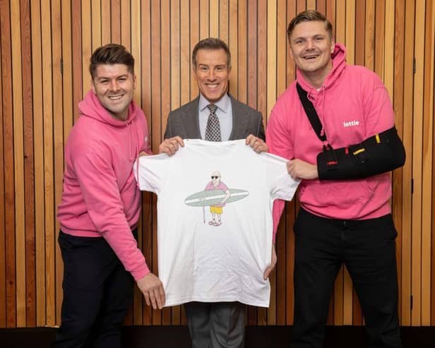 Anton Du Beke and Team Lottie.org at the launch of Nights On Lottie 2022. Photo:  Jeff Gilbert / Lottie