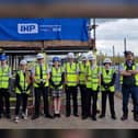 Year 10 on their construction visit