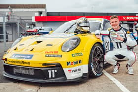 Donington delight for Adam Smalley, who won his first Porsche Carrera Cup GB race