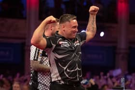 Gerwyn Price hit a nine-darter during his semi-final win Picture: Taylor Lanning/PDC