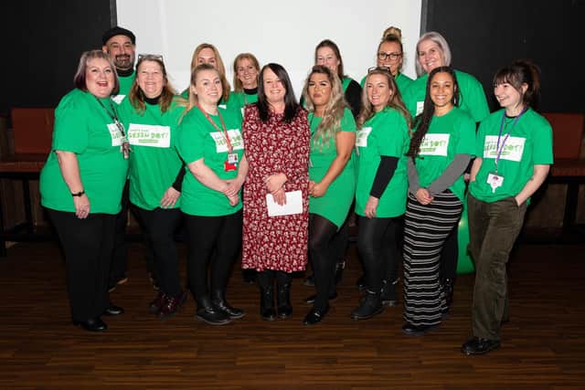Organisers at the launch of Green Dot in Walkabout on Queen Street, Blackpool. Photo: Kelvin Stuttard