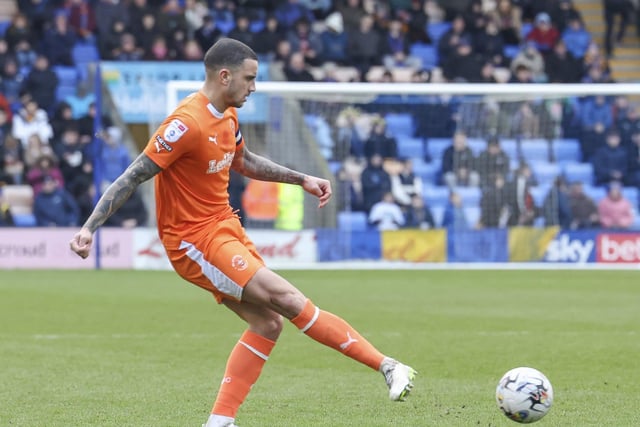 Ollie Norburn has become a key component in Blackpool's midfield.