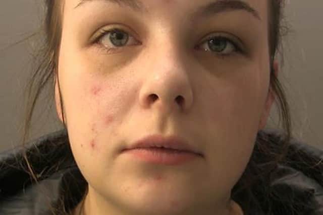 Eleanor Williams, 22, was jailed for eight-and-a-half years at Preston Crown Court for nine counts of perverting the course of justice after she claimed to have been the victim of an Asian grooming gang (Credit: Cumbria Police/ PA)