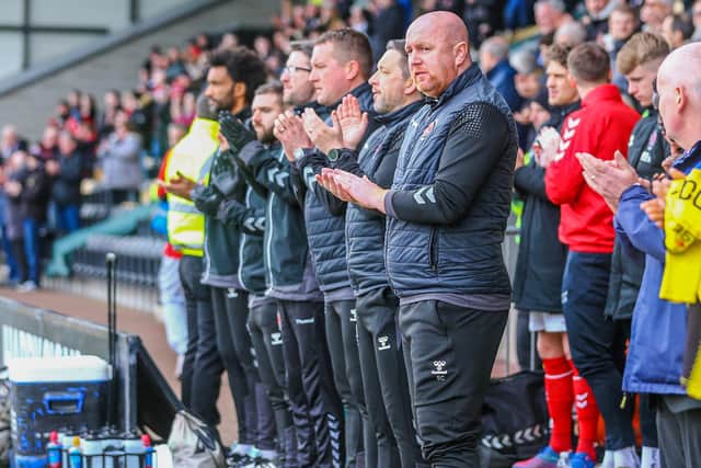 Another difficult afternoon for Fleetwood boss Stephen Crainey at Burton Albion