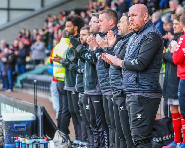 Another difficult afternoon for Fleetwood boss Stephen Crainey at Burton Albion