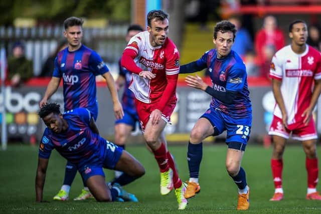 Kidderminster Harriers and AFC Fylde face an FA Cup replay on Tuesday Picture: Steve McLellan