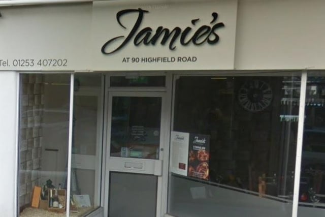 Jamie's at 90 Highfield Road has a rating of 4.7 out of 5 from 94 Google reviews. Telephone 01253 407202