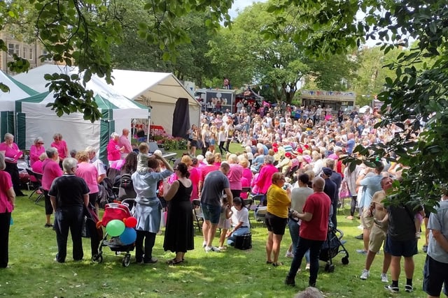 Crowds packed into Ashton Gardens for a weekend packed with entertainment.