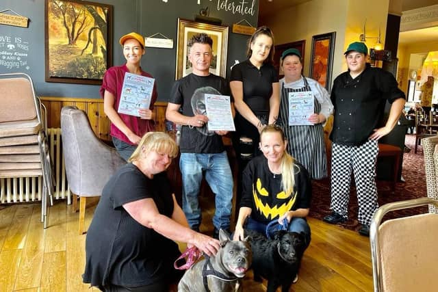 The canine-crazy staff welcomed us and our pups with huge smiles as we entered. Zula and Finn received enough 'pats' and 'strokes' to last a lifetime as each member of the Bellflower team loves dogs. Quick to tell us about the 'Silent night event' coming up on Bonfire night for pups who don't like fireworks to gather away in a quieter spot and the 'Meet Santa-Paws' Christmas extravaganza, it became clear the dogs were the main focus for this lunch out and many to come.