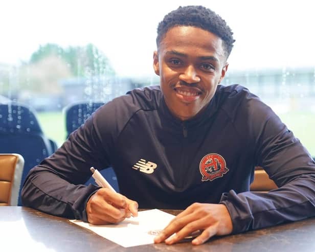 AFC Fylde have signed Bryce Hosannah on a permanent deal. Picture: AFC Fylde
