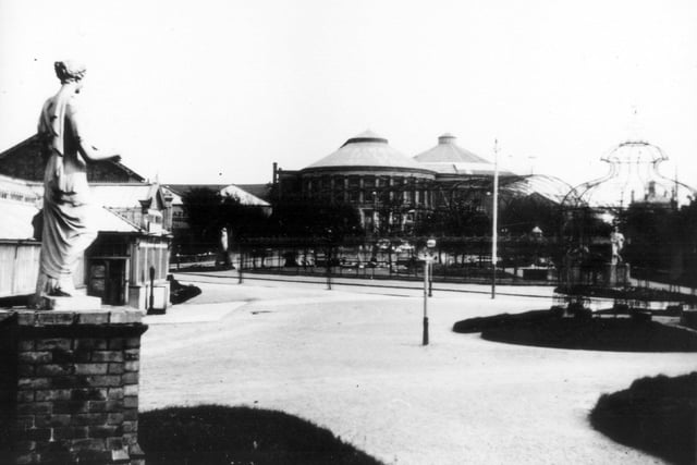 Raikes Hall Gardens, in 1899. It was called the Royal Palace Gardens - original home of Blackpool Football Club