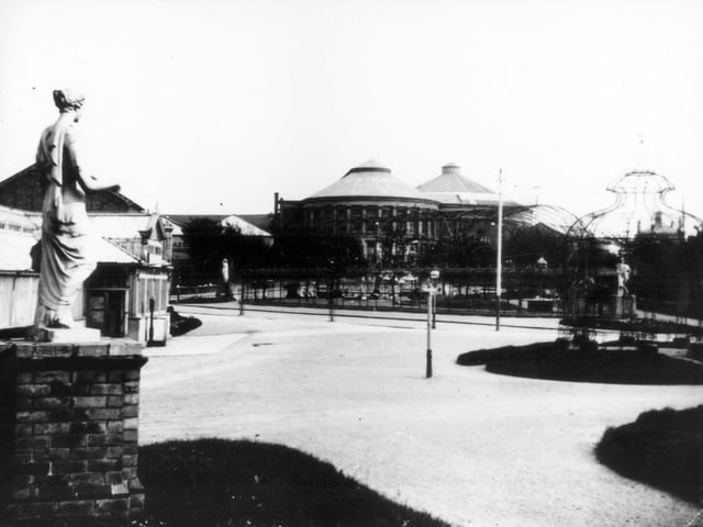 Raikes Hall Gardens, in 1899. It was called the Royal Palace Gardens - original home of Blackpool Football Club