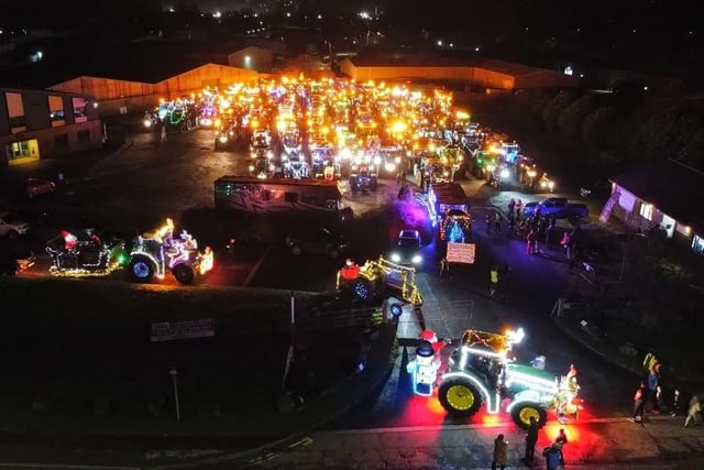 Clitheroe Christmas Tractor Run 2024.