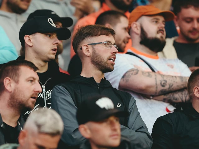 Seasiders supporters made the midweek trip to Oakwell.