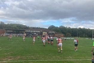 Fylde in  action against Hull Ionians.