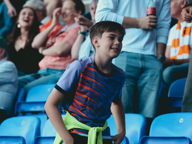 Seasiders supporters made the long trip to Reading.
