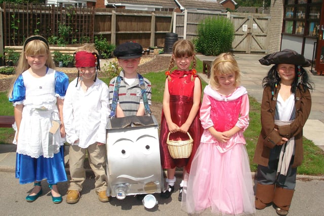 Lytham Hall Park Primary School children dressed up as their favourite book characters