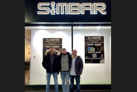 SimBar trio - Harvey Ross, Tom Farrell and Rob Bullen are the team behind the new golf simulation bar in Poulton.