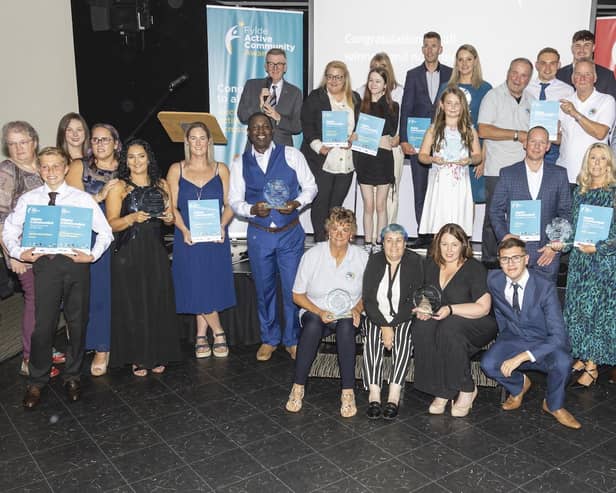 The winners of the Fylde Community Active Awards. Picture: Mark Liebenberg Photography.