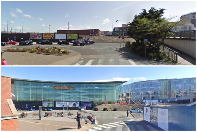 Incredible difference from back in 2009. These two images were taken from a vantage point at Blackpool North Station