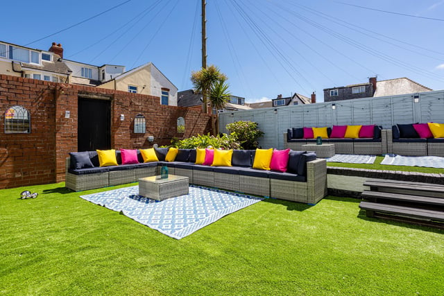 Funky outdoor space for those summer days