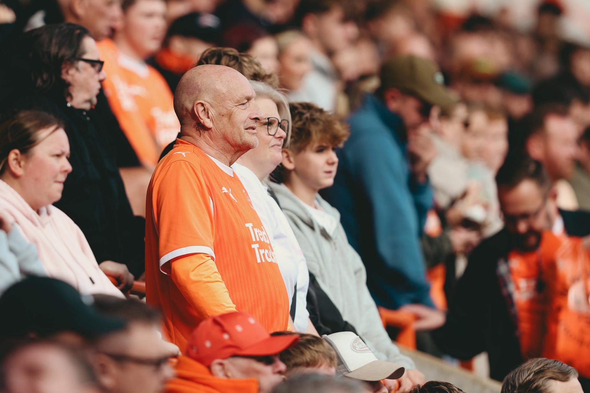 52 photos of the Blackpool faithful showing their support on a tough afternoon against Plymouth Argyle