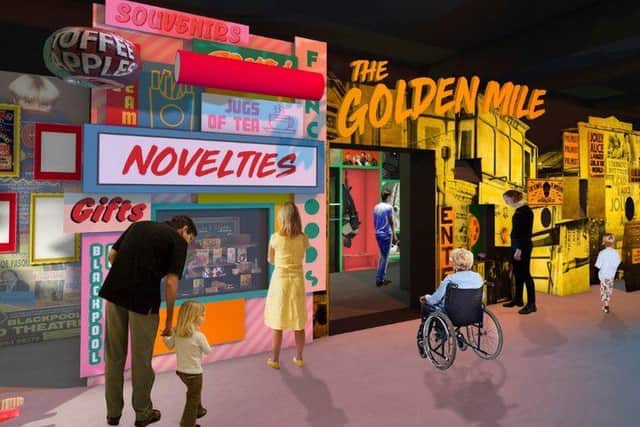 An artist's impression of the Showtown museum.
