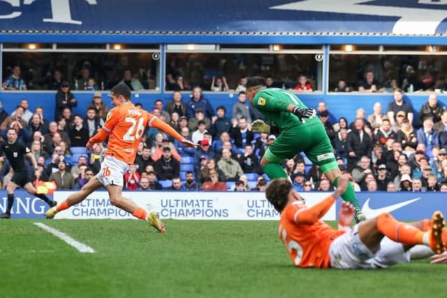 Ian Poveda's winning goal against Birmingham last week kept Blackpool's faint survival hopes alive