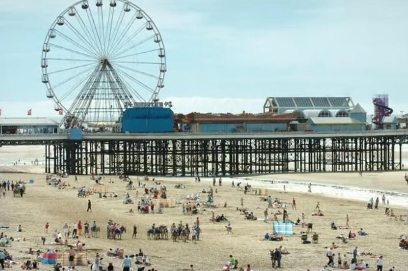 Blackpool beach on a sunny day is surely the daddy of all Lancashire beaches.It's been a draw for more than 100 years and is fun for all the family, with cafes, bars, amusements and icecream stalls all within easy reach.