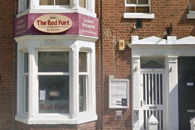 The Red Ford Tandoori in Park Street, Lytham, has a rating of 4.5 out of 5 from 159 Google reviews